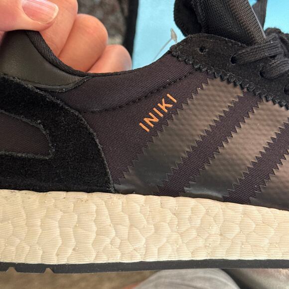 adidas Iniki Runner Core Black m8 w9.5 - Picture 10 of 15